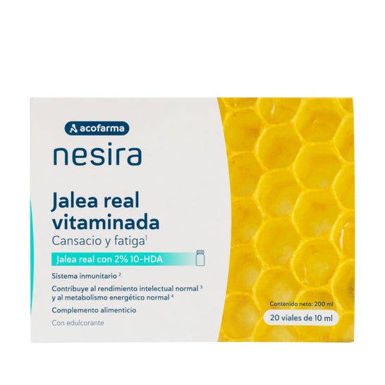 Acofarma Nesira Jalea Real Vitaminada 20 viales x10ml