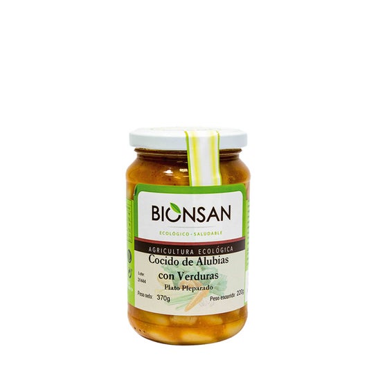 Bionsan Baked Beans Vegetables Eco 370g