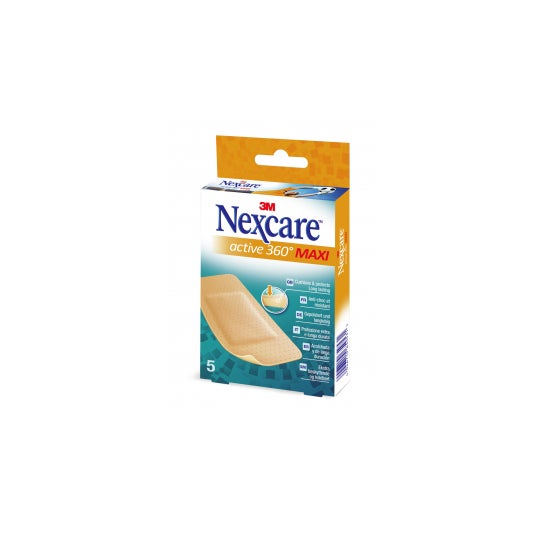 Nexcare® Active 360º Maxi tiras adhesivas 54x86 mm 5 uds