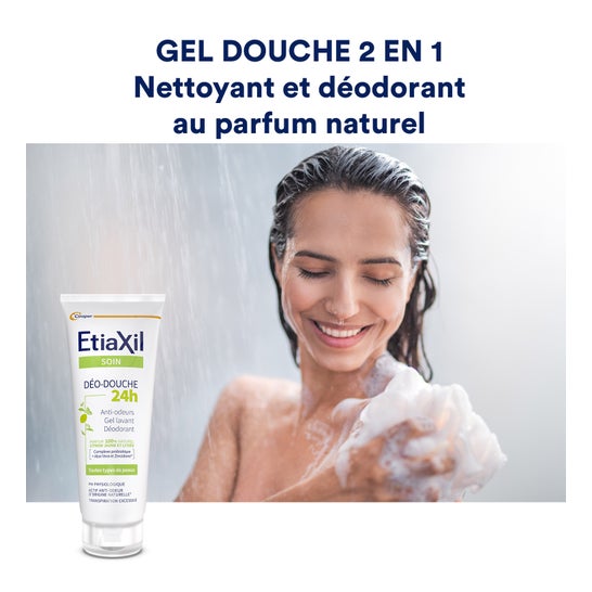 Etiaxil Deo-Ducha 24 H Transpiración Excesiva gel Limpiador Desodorante Citrus 200 ml