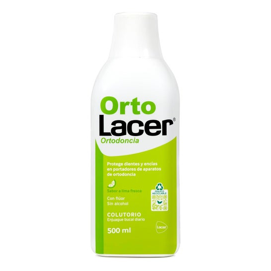Orto Lacer® Collutorio Sapore Lime Fresco 500ml