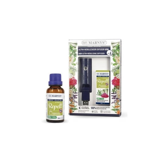 Marnys Pack USB Ultra Nebulizador + Synergy Repell 30ml