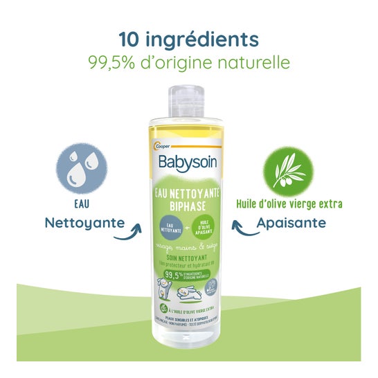 Babysoin Agua Limpiadora Biphase 400 ml