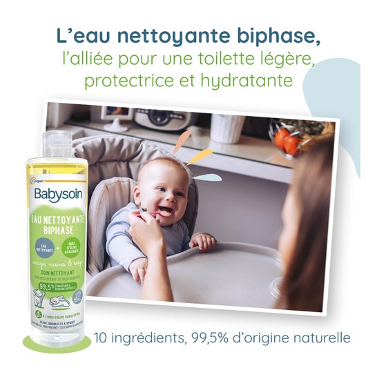 Babysoin Agua Limpiadora Biphase 400 ml