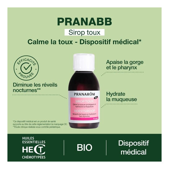 Pranarôm Pranabb Syrup Tx 120ml