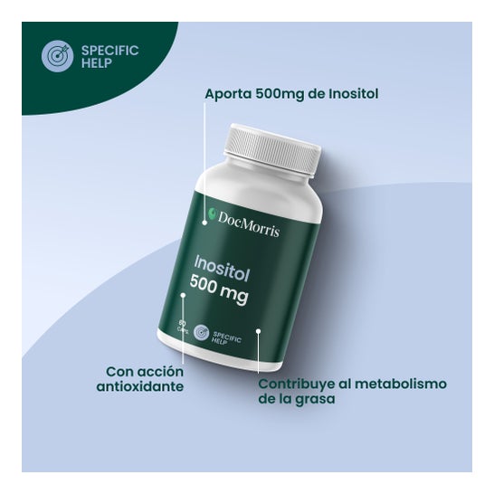 DocMorris Inositol 500mg 60caps (Caducidad inferior a 6 meses)