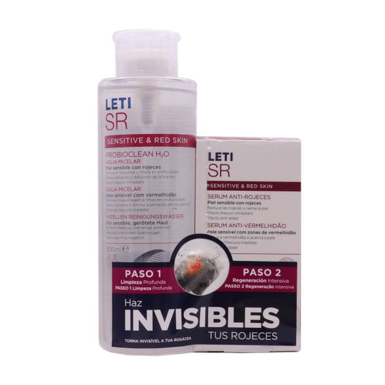 LetiSR Sensitive Set Micellar Water 500ml + Anti-redness Serum 30ml