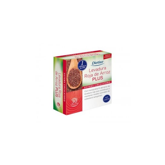 Dietisa Levadura Roja de Arroz Plus 30caps