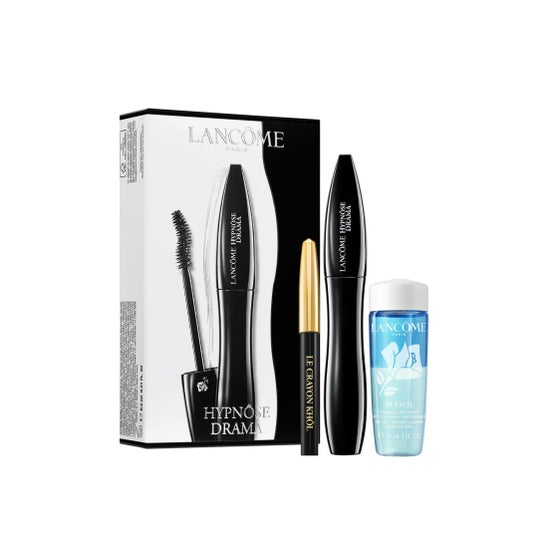 Lancôme Grandiosa Set Zwarte Mascara + Mini Crayon Khol + Make-up Remover