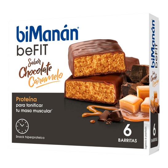 Comprar en oferta Barritas beFIT sabor chocolate caramelo (6 uds.)
