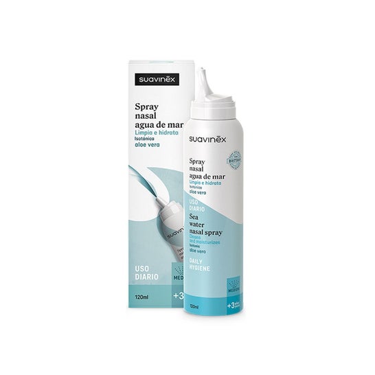 Suavinex Spray Nasal Isotónico Aloe Vera +3M 120 ml
