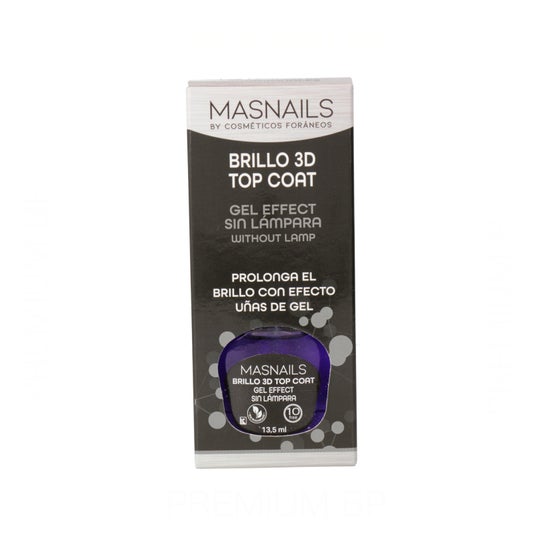 Masnails Brillo 3D Top Coat Gel Effect 13.5ml