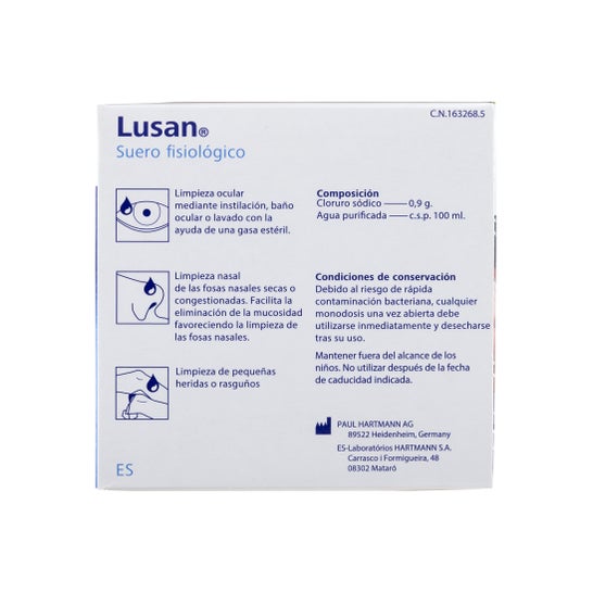 Lusan® Suero Fisiológico 30x5ml