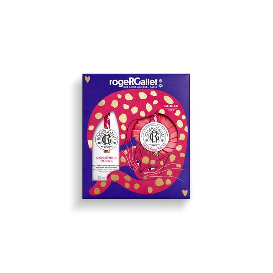 Roger & Gallet Wellbeing Fragrance Gift Set Ginger Rouge 30ml and Soap 100g