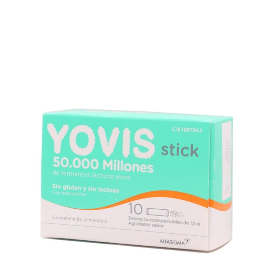 Yovis Stick 10 Sobres Bucodispersables