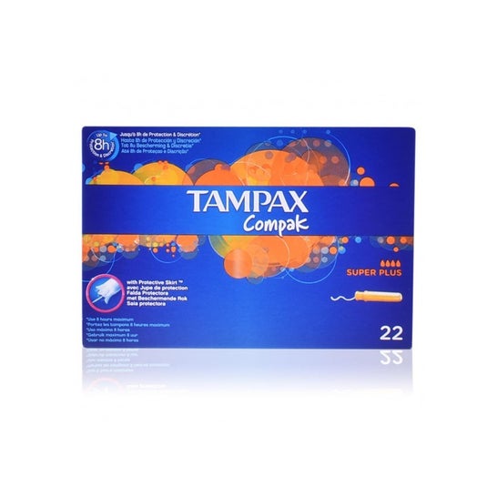 Tampax Compak super plus 22 uts