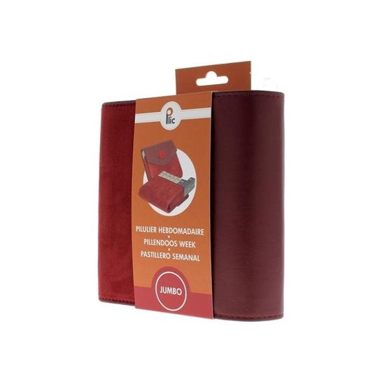 Plic Care Pastillero Jumbo Bicolor Bordeaux 1ud