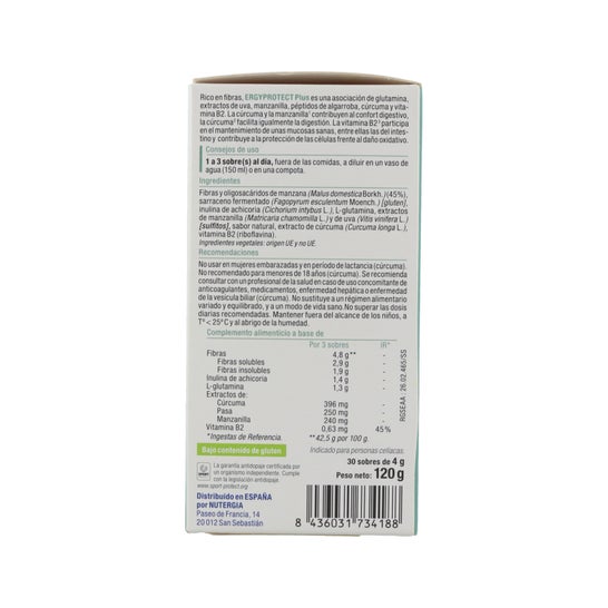 Nutergia Ergyprotect Plus 30 uds
