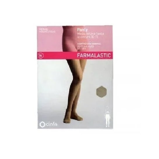 Farmalastic modeling pantyhose (E-T) normal compression T-medium beige