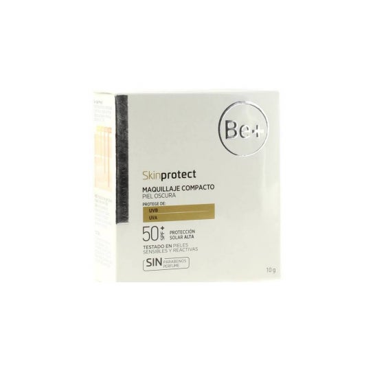 Be+ Skin Protector Solar Maquillaje Piel Oscura Spf50 10g