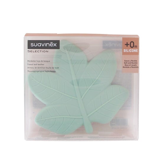 Suavinex Poetry Mordedor Hoja Bosque Silicona +0M 1 ud
