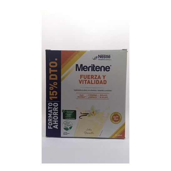 Meritene Fuerza y Vitalidad Vainilla 30 Sobres
