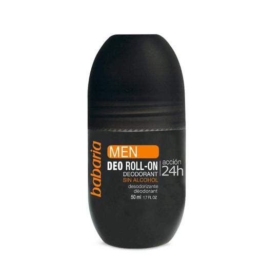 Babaria Men Deodorant Roll-On Alkoholfrei Vegan 50ml