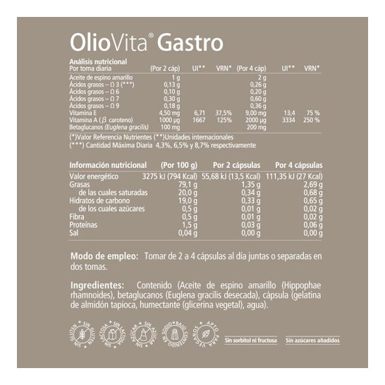 Vitae OlioVita Gastro 60caps