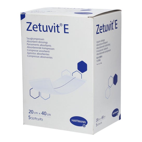 Zetuvit Apositos Esteriles 20x40cm 5uds