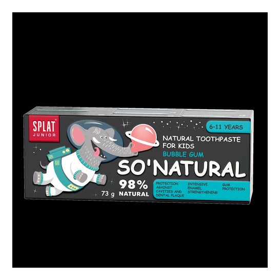 Splat So'natural Dentifrice Junior 6 11 Saveur Bubble Gum 55ml SPLAT,