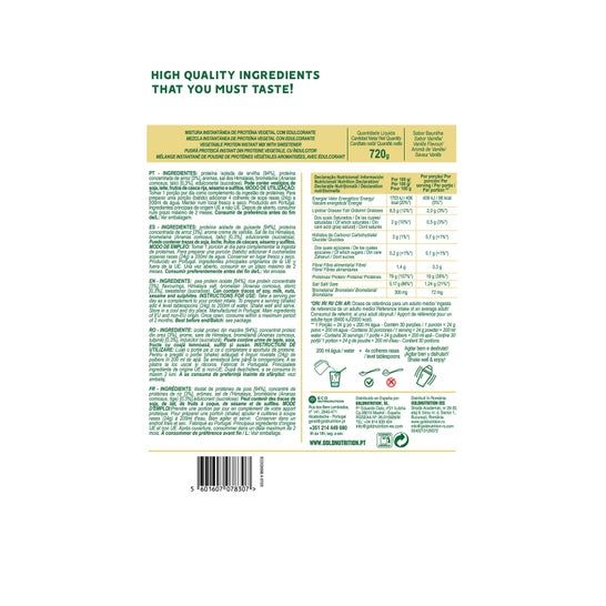 Gold Nutrition V-Protein Vainilla 720gr