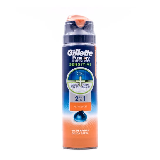 Gillette Fusion Proglide Sensitive Gel Afeitar 2 En 1 170ml