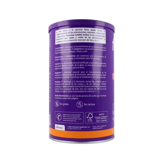 Fisiocrem Soluble Active Articulaciones y Músculos 480g