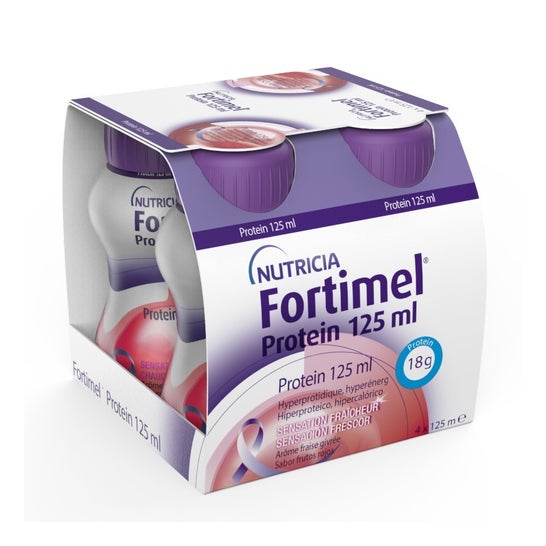 Fortimel Protein Sabor Frutos Rojos 4x125ml