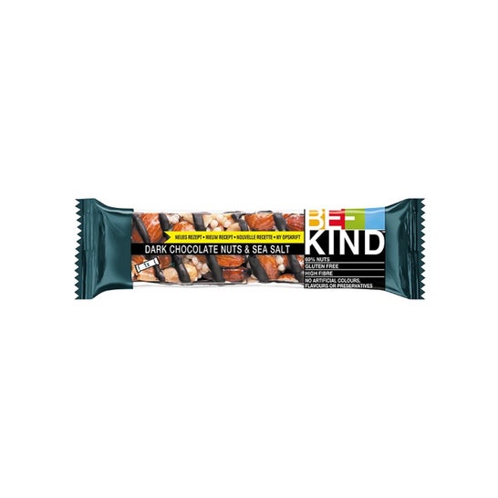 Be-Kind Mørk chokolade Nødder og salt 40g