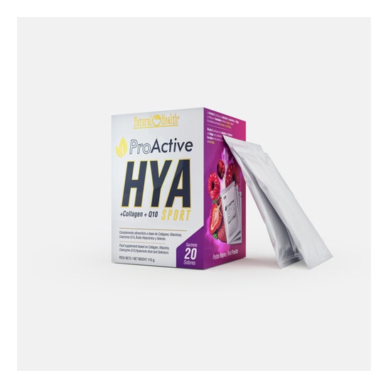 Natural Health ProActive Hya Sport Frutos Rojos 20 Sobres