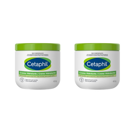 Cetaphil Crema hidratante Pack de 2 Envases x 453 g