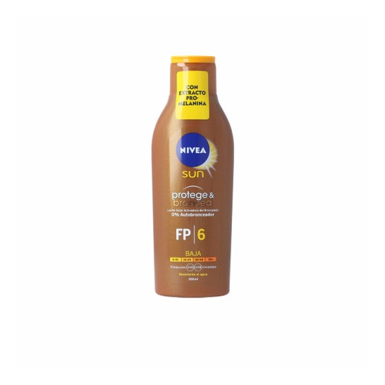 Nivea Sun Protect & Tan Milk Fps6 200ml