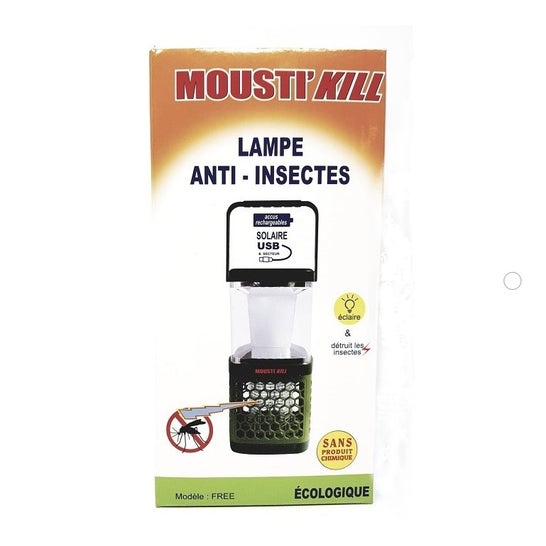 Mousti'Kill Free Lámpara Anti-Insectos 1ud