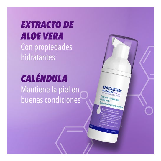 Benzacare Spotcontrol Facial Espuma Limpiadora Purificante 130 ml