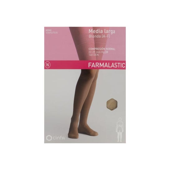 Farmalastic Pantimedia Blonda T4 Blu 1pc