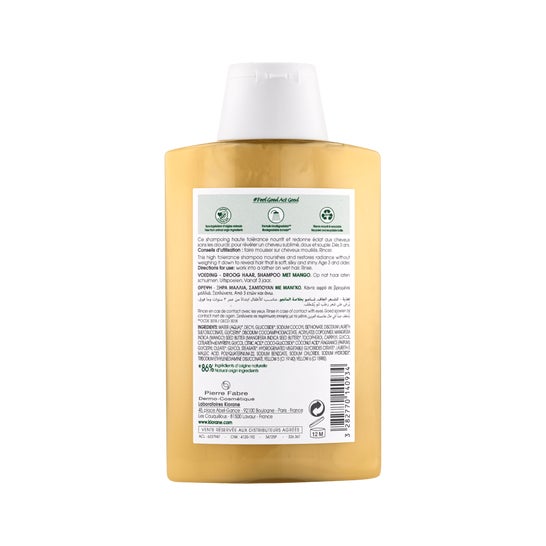 Klorane shampoo nutriente al burro di mango 200ml