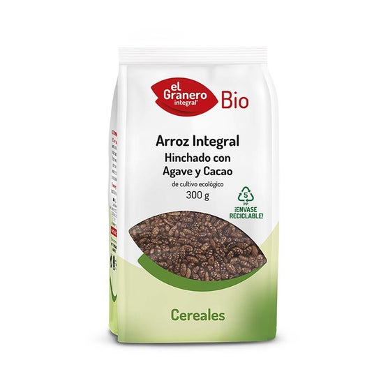 El Granero Integral Arroz Integral Hinchado Agave y Cacao Bio 300g