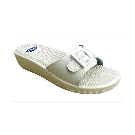 Scholl Sandale New Massage Blanc Taille 42 1 Paare