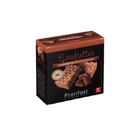 Protifast Protini Protini Protini Wafer Cioccolato in scatola da 8 144g
