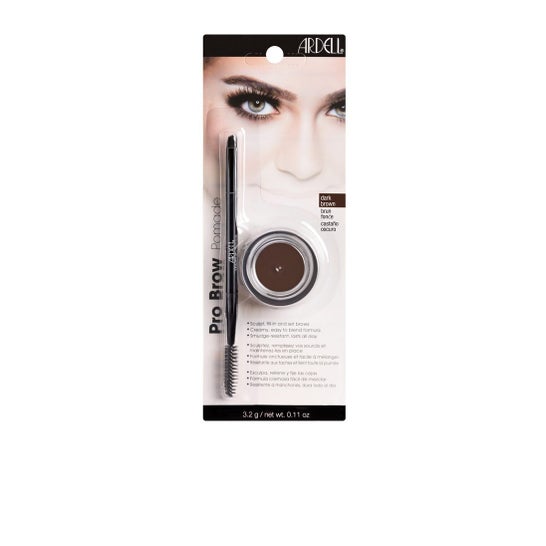 Ardell Brow Pomade Pro Brow met borsteltje Donkerbruin 3,2g