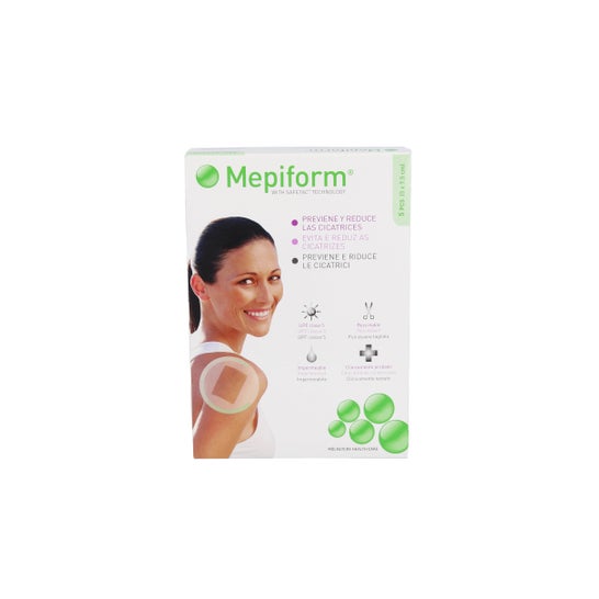 Mepiform littekenverkleiner siliconen lemmet 5x7,5cm 5uds