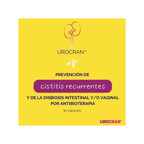 Urocran Amerikaanse cranberry en probiotische 30 caps Urocran Amerikaanse cranberry en probiotische 30 caps