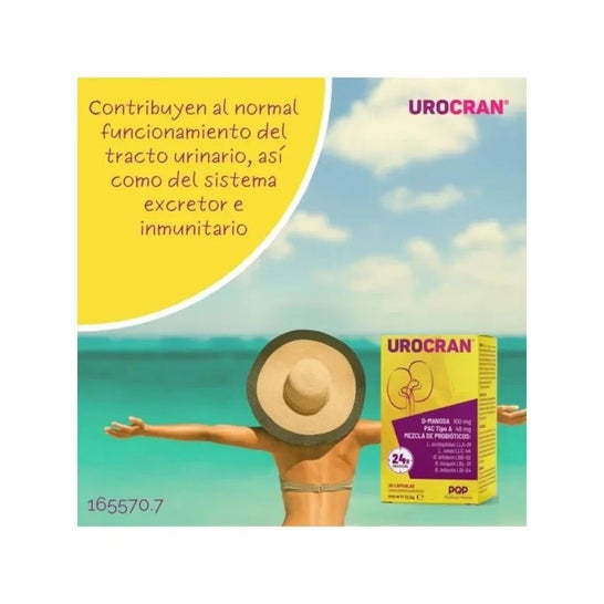Urocran Amerikaanse cranberry en probiotische 30 caps Urocran Amerikaanse cranberry en probiotische 30 caps