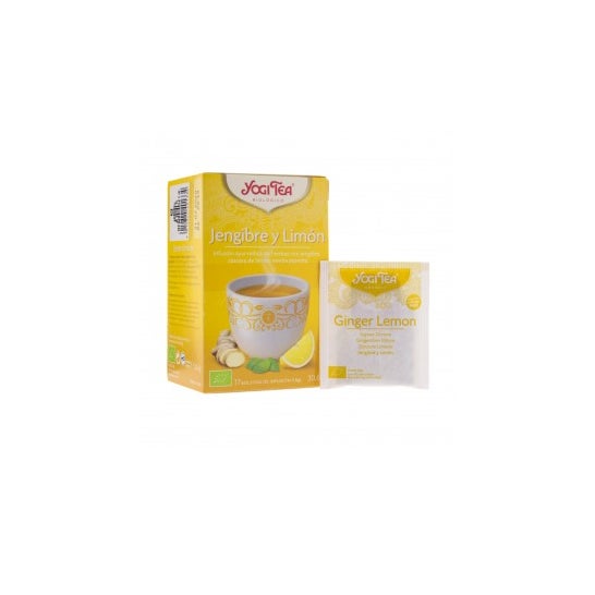 Yogi Tea jengibre y limón 17 bolsas